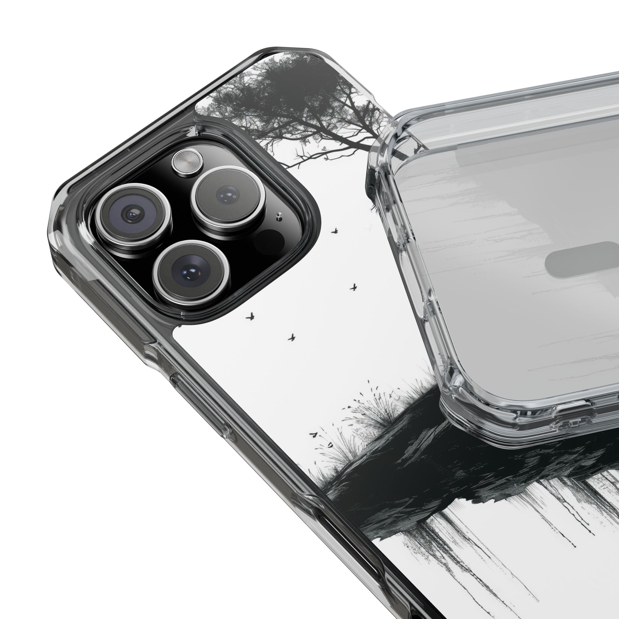 Cliffside Silhouette iPhone 16 Pro Case - Impact