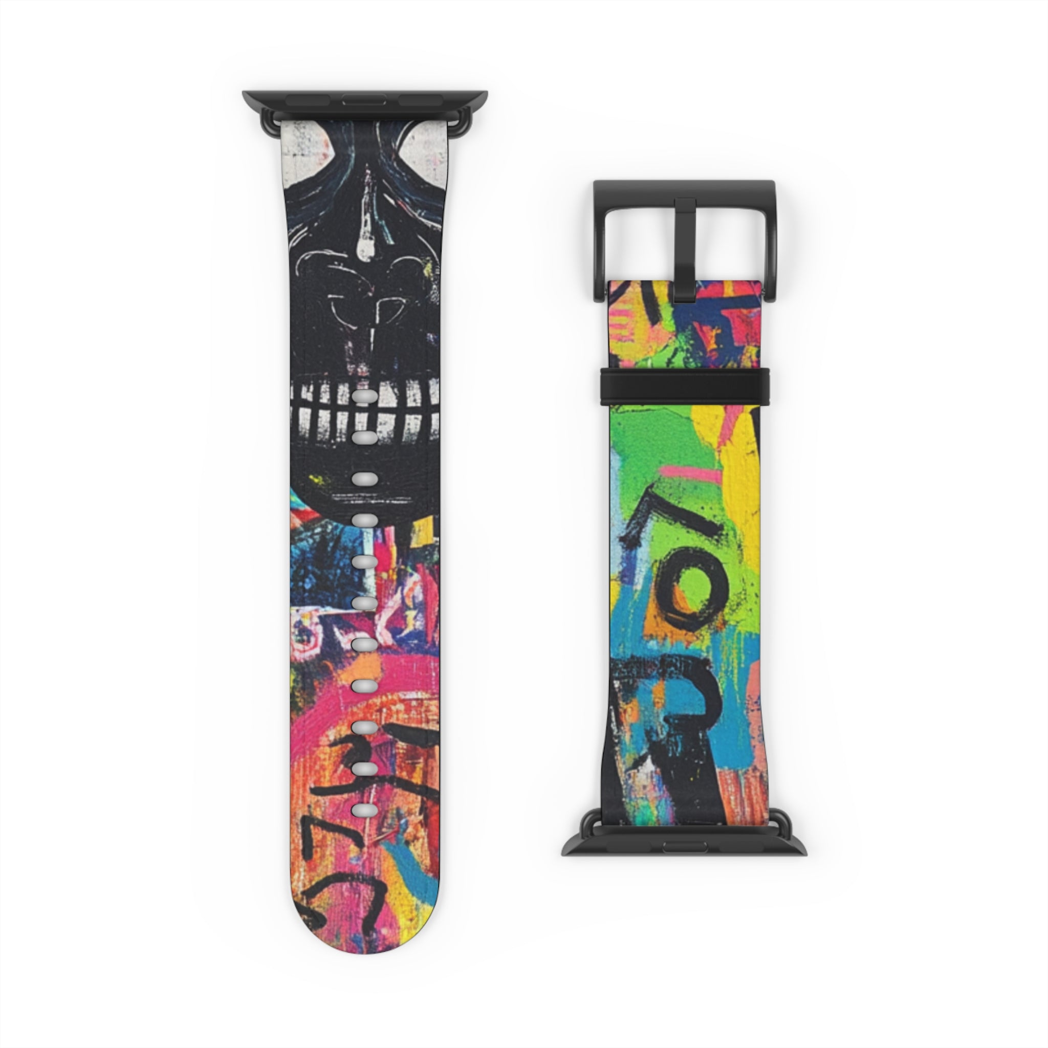 Neon Skull Burst - Watch Band