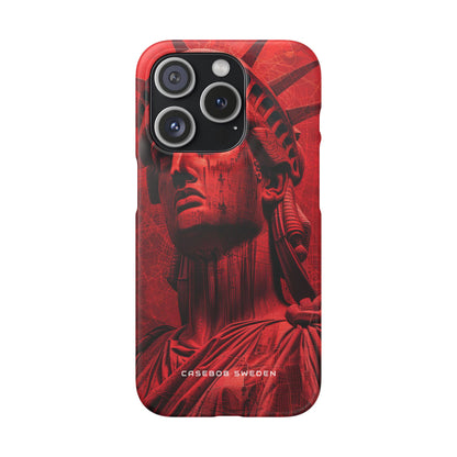 Zen Red Liberty Vision iPhone 15 - Slim Phone Case