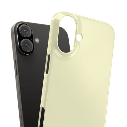 Light Golden Rod Yellow iPhone 16 - Slim Phone Case