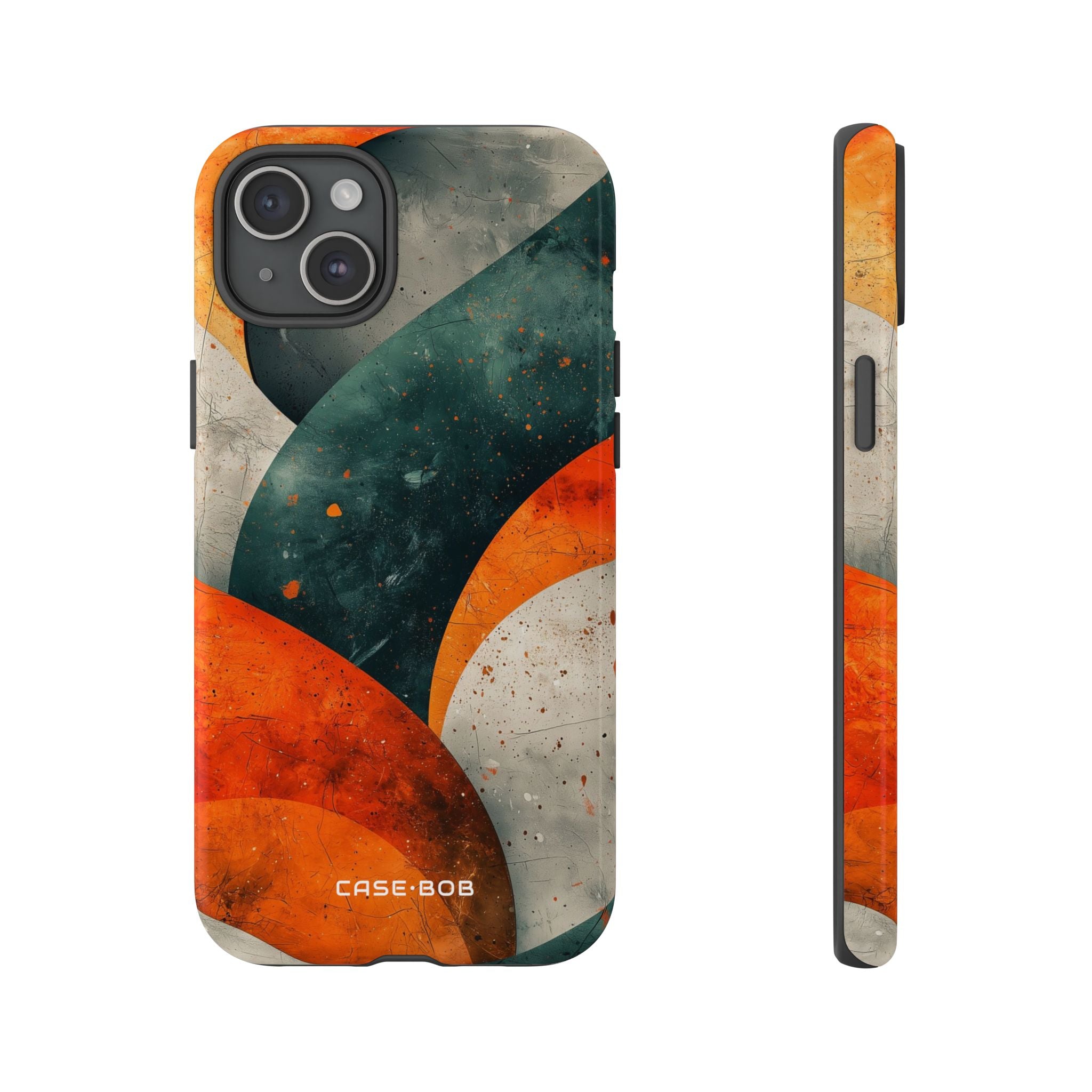 Crimson Wave iPhone 15 Plus Case - Tough