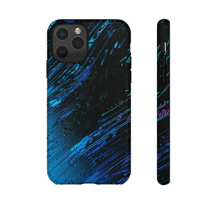 Cyber Stream: Digital Gradient - Protective Phone Case