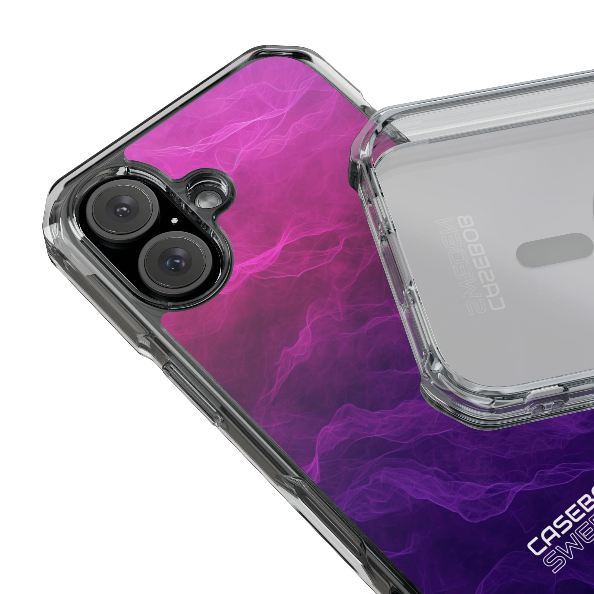 Violet Dream Currents iPhone 16 - Impact Clear+
