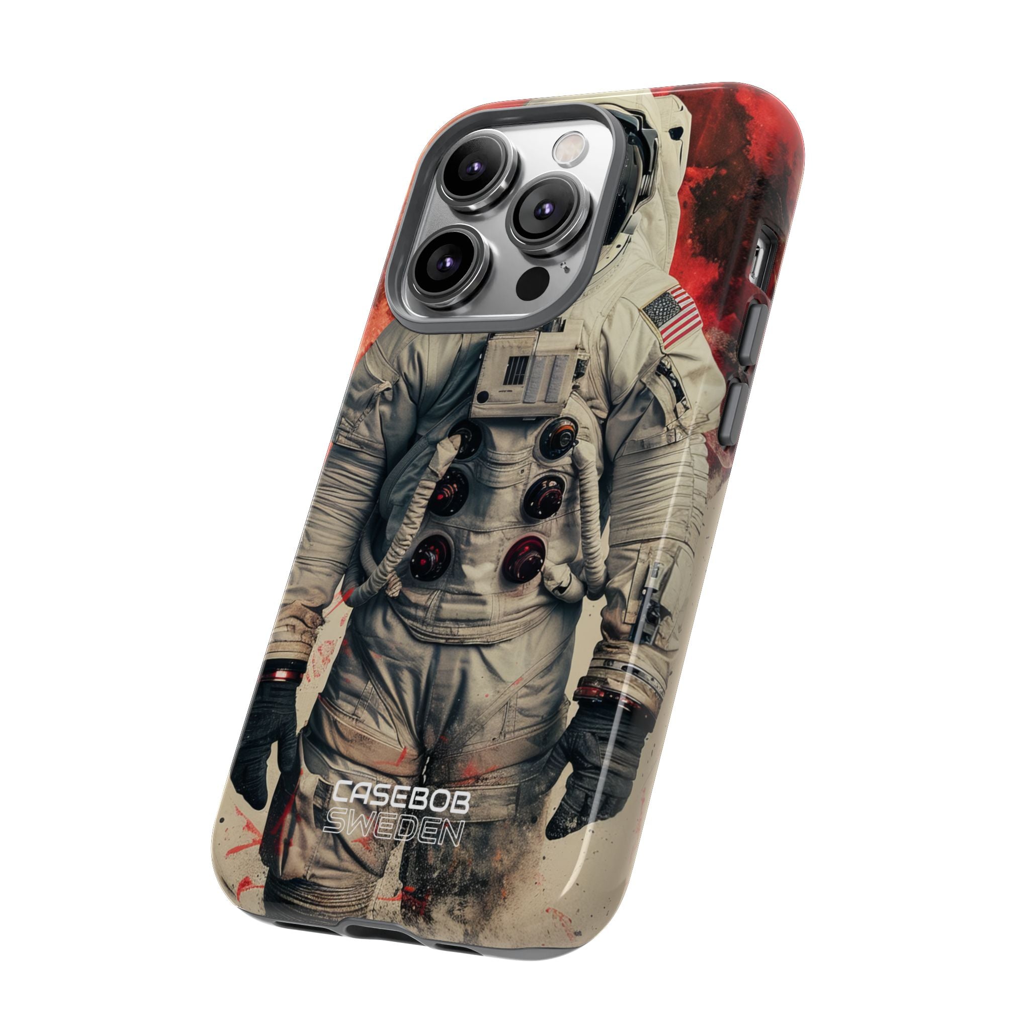 Crimson Spacewalk Dream iPhone 14 - Resistente