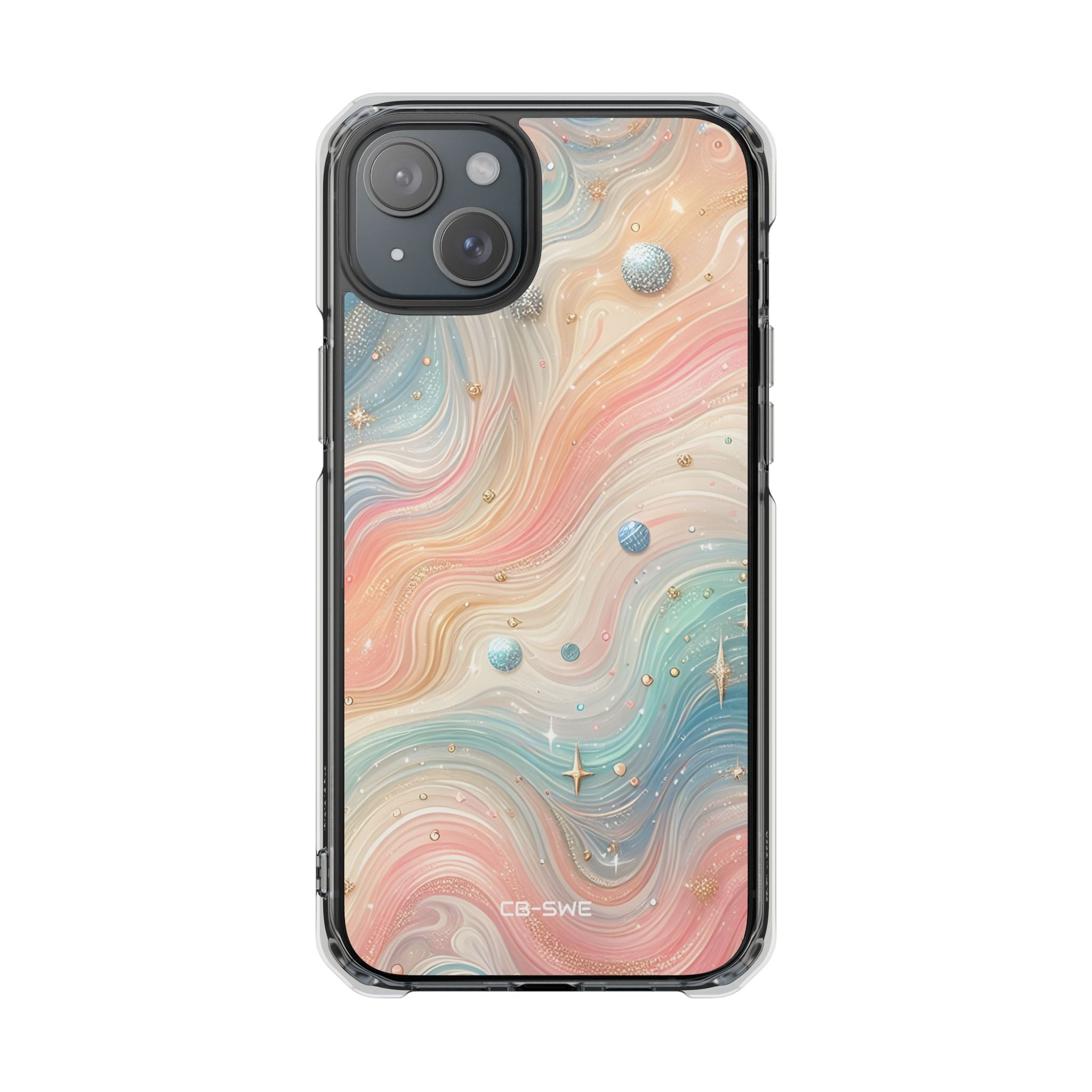 Celestial Waves Dance iPhone Case - Impact