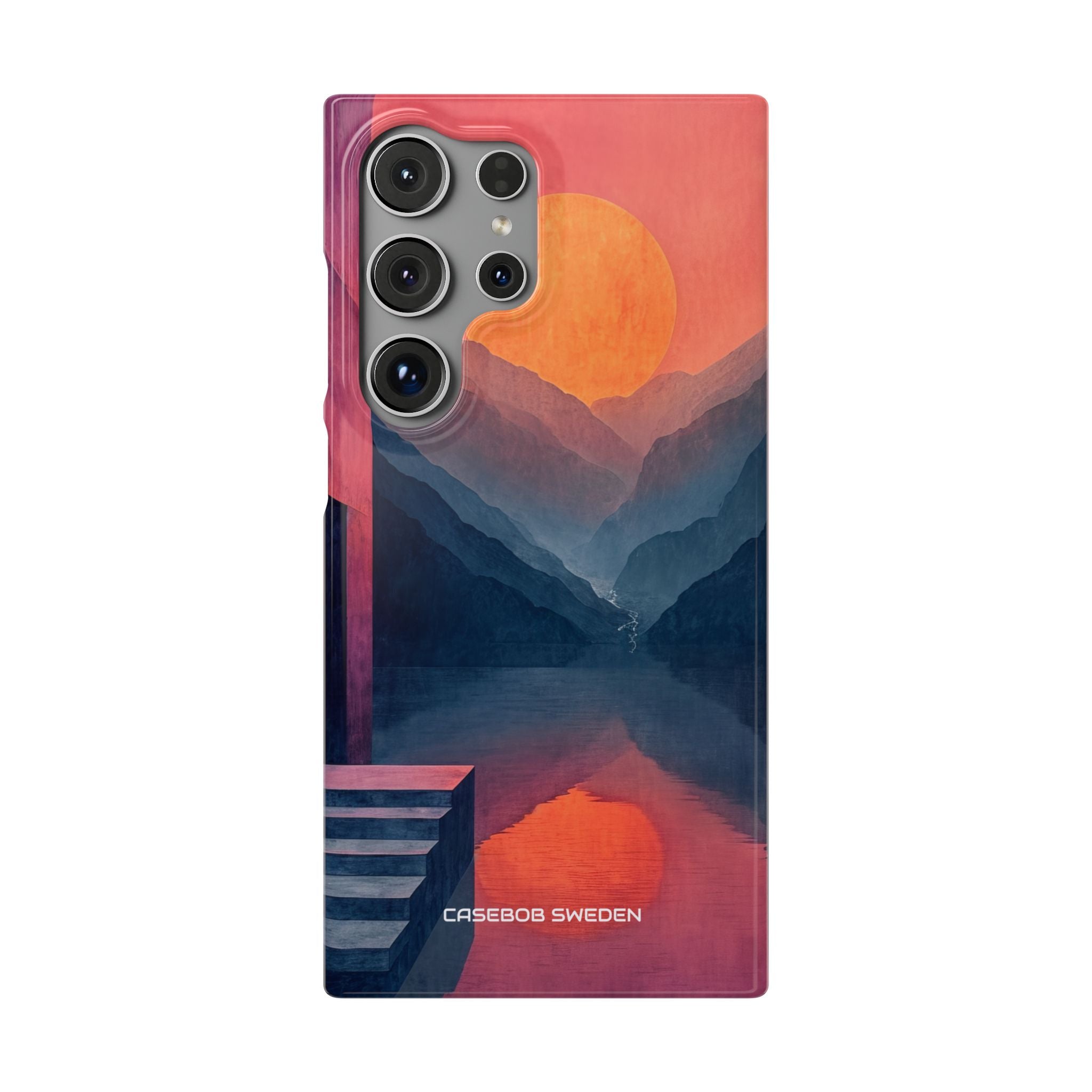 Surreal Sunset Landscape - Slim Samsung S24 Phone Case