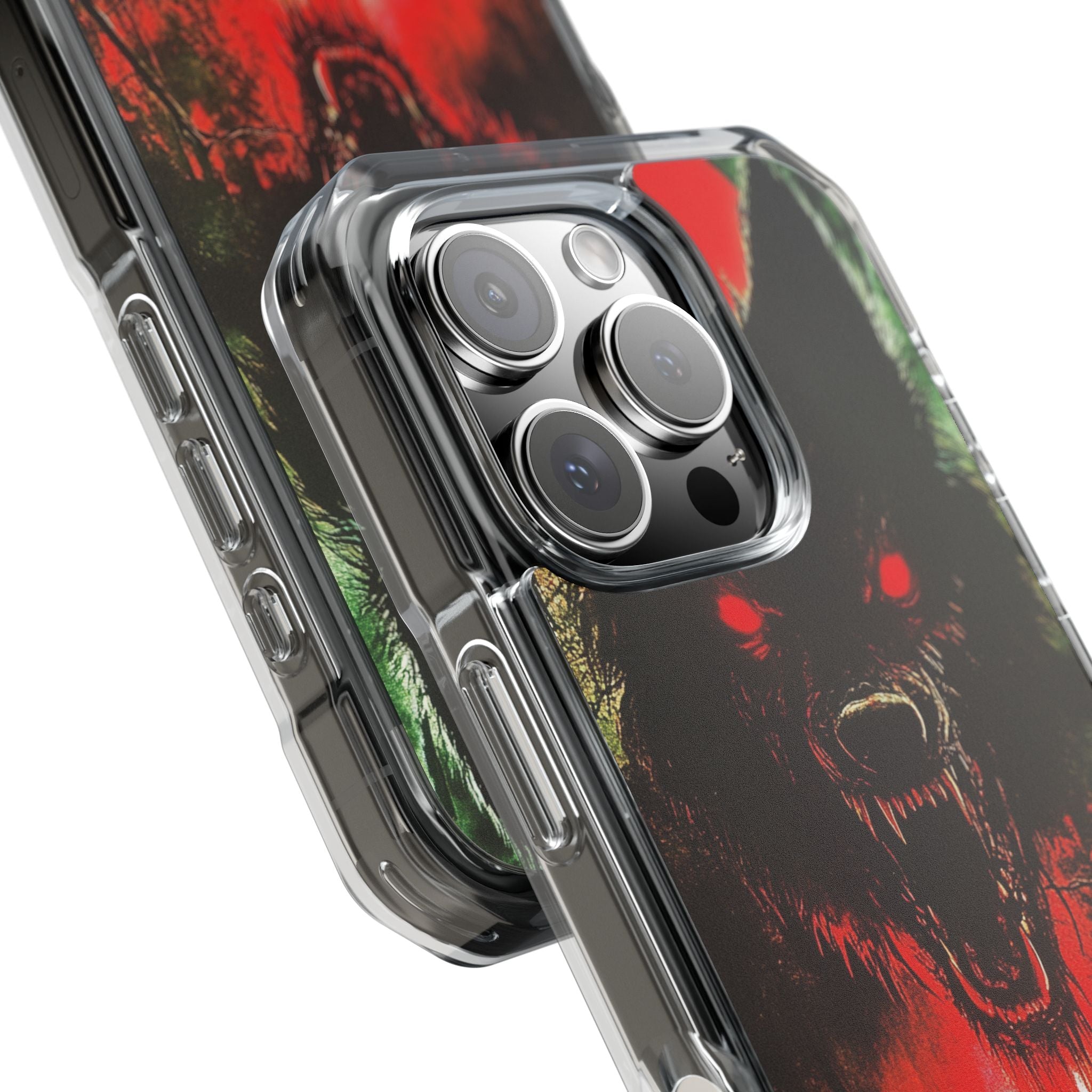 Crimson Wolf iPhone 16 Pro Skal - Impact