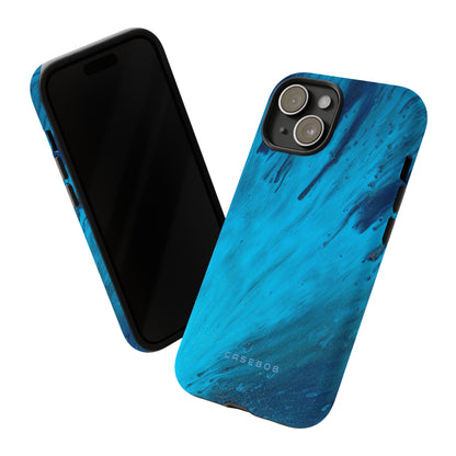 Light Blue Ink Art | Phone Case