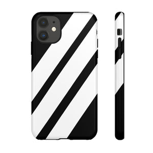 Monochrome Diagonal Symmetry - iPhone Case