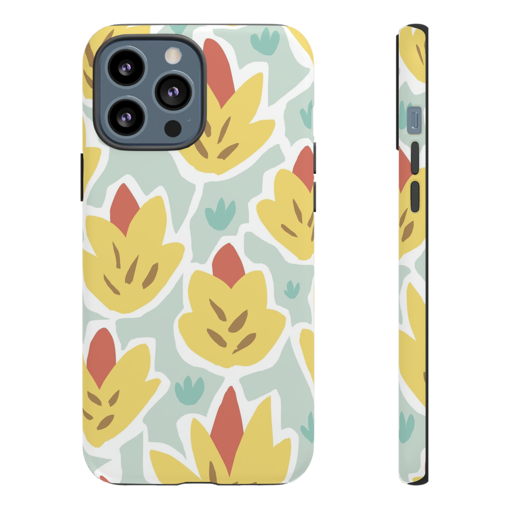 Summer Yellow Happy Flower - Protective Phone Case