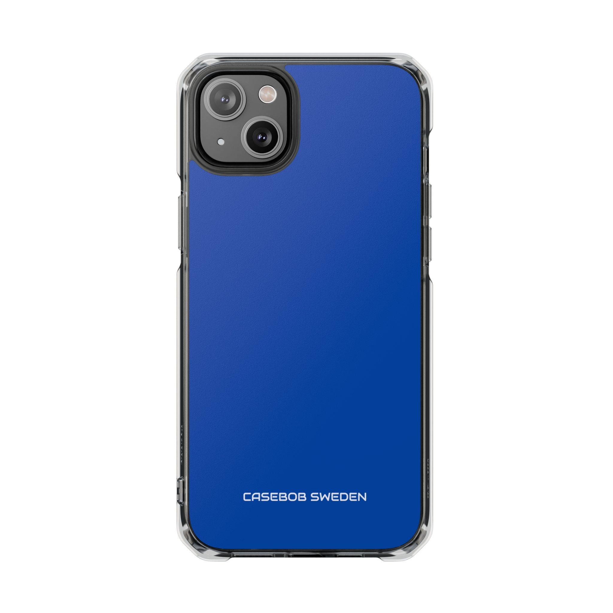 Cobalt Blue - Clear Impact iPhone 14 Phone Case