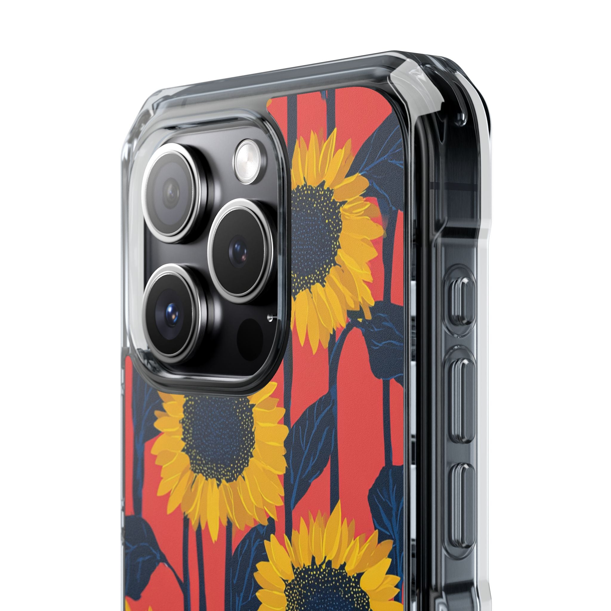 Vibrant Sunflower Rhythm iPhone Case - Impact