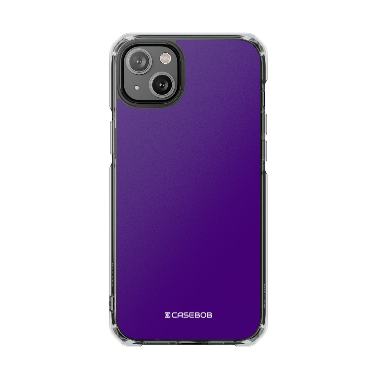 Indigo Color | Phone Case for iPhone (Clear Impact Case - Magnetic)