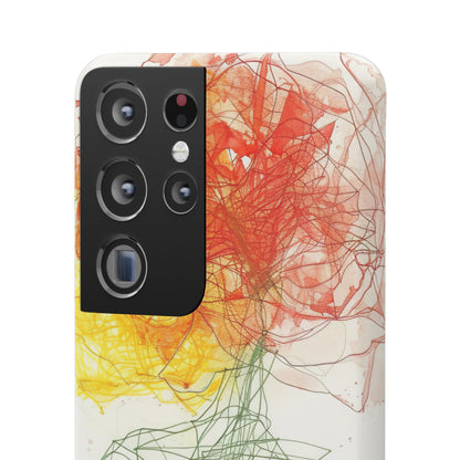 Fiery Blossom | Slim Phone Case for Samsung