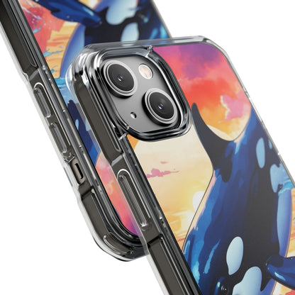 Orca Leaps Joyfully iPhone Case - Impact
