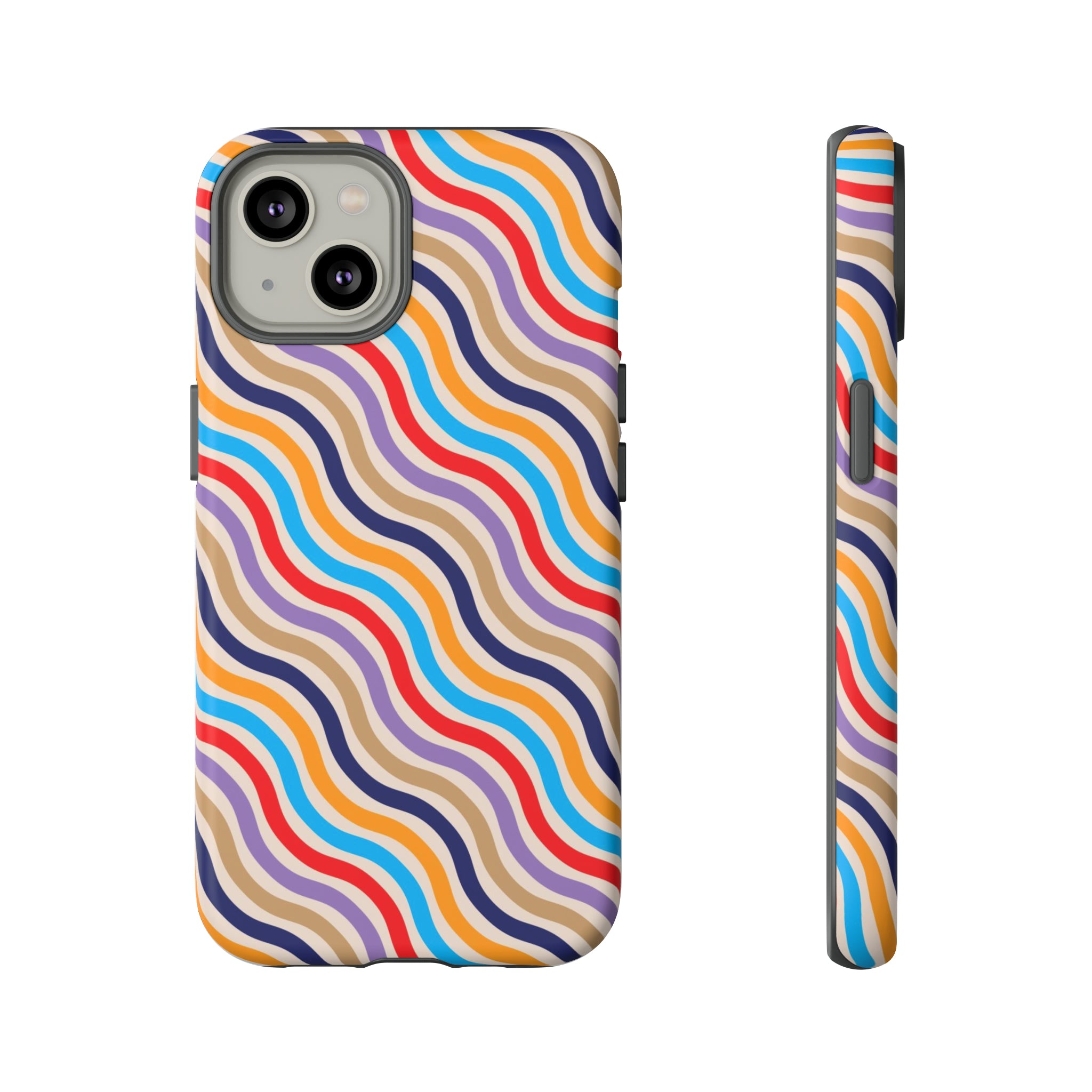 Thin wave Line - Protective Phone Case