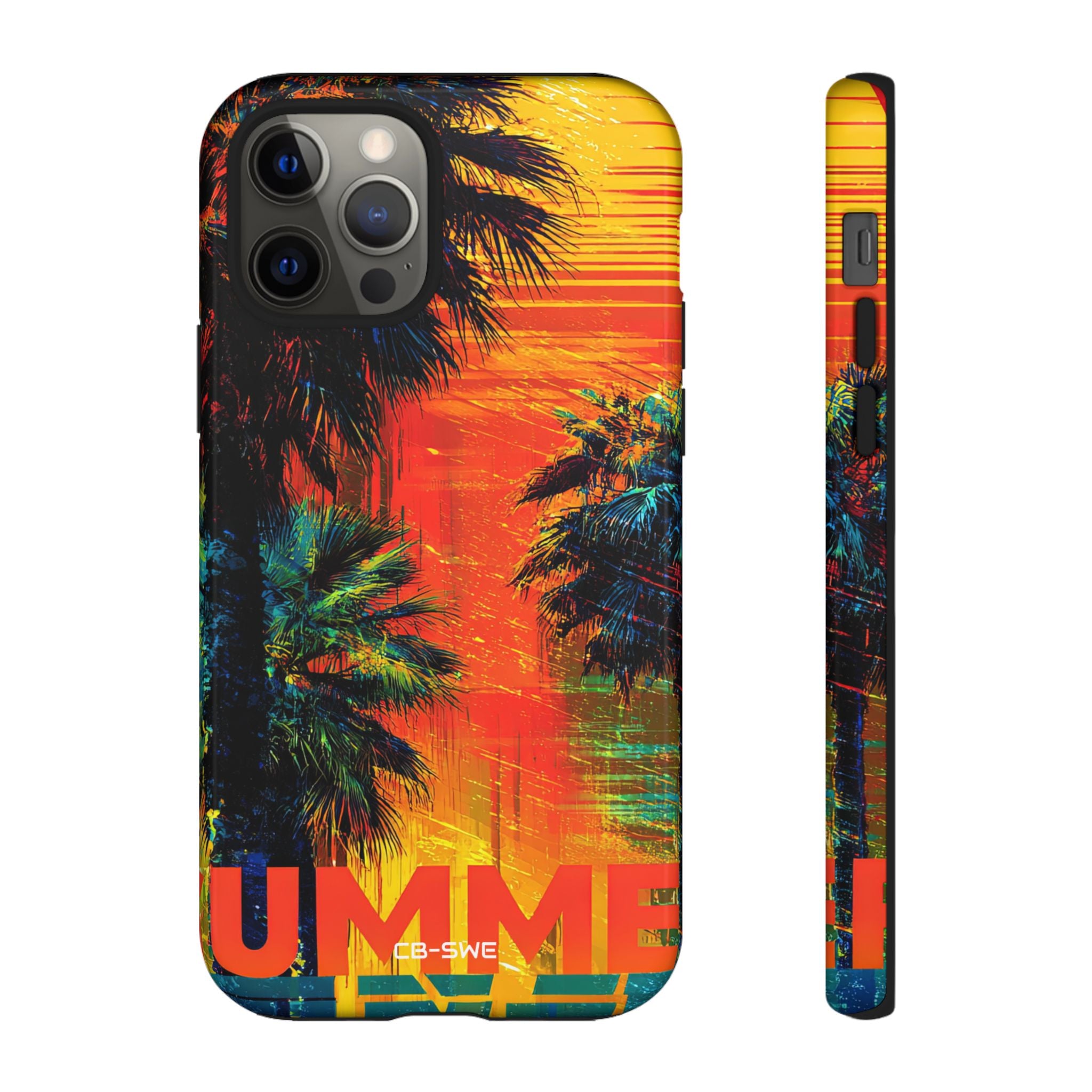 Summer Sunset Palms - iPhone Case
