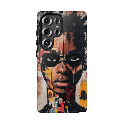 Masked Portrait Drips Samsung S25 Ultra Case - Tough