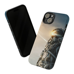 Astronaut on unexplored planet - Protective Phone Case