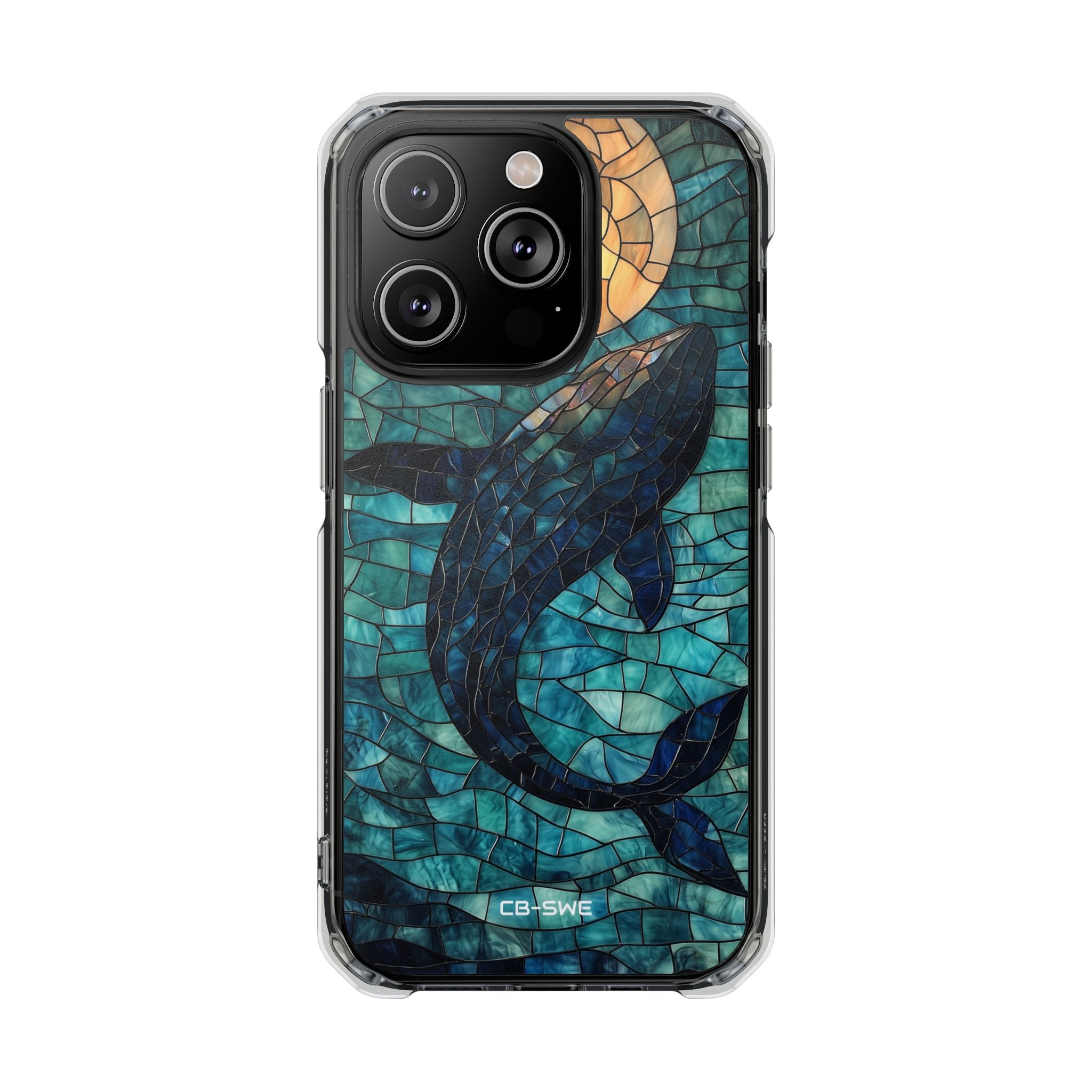 Whale Dives Upward iPhone Case - Impact