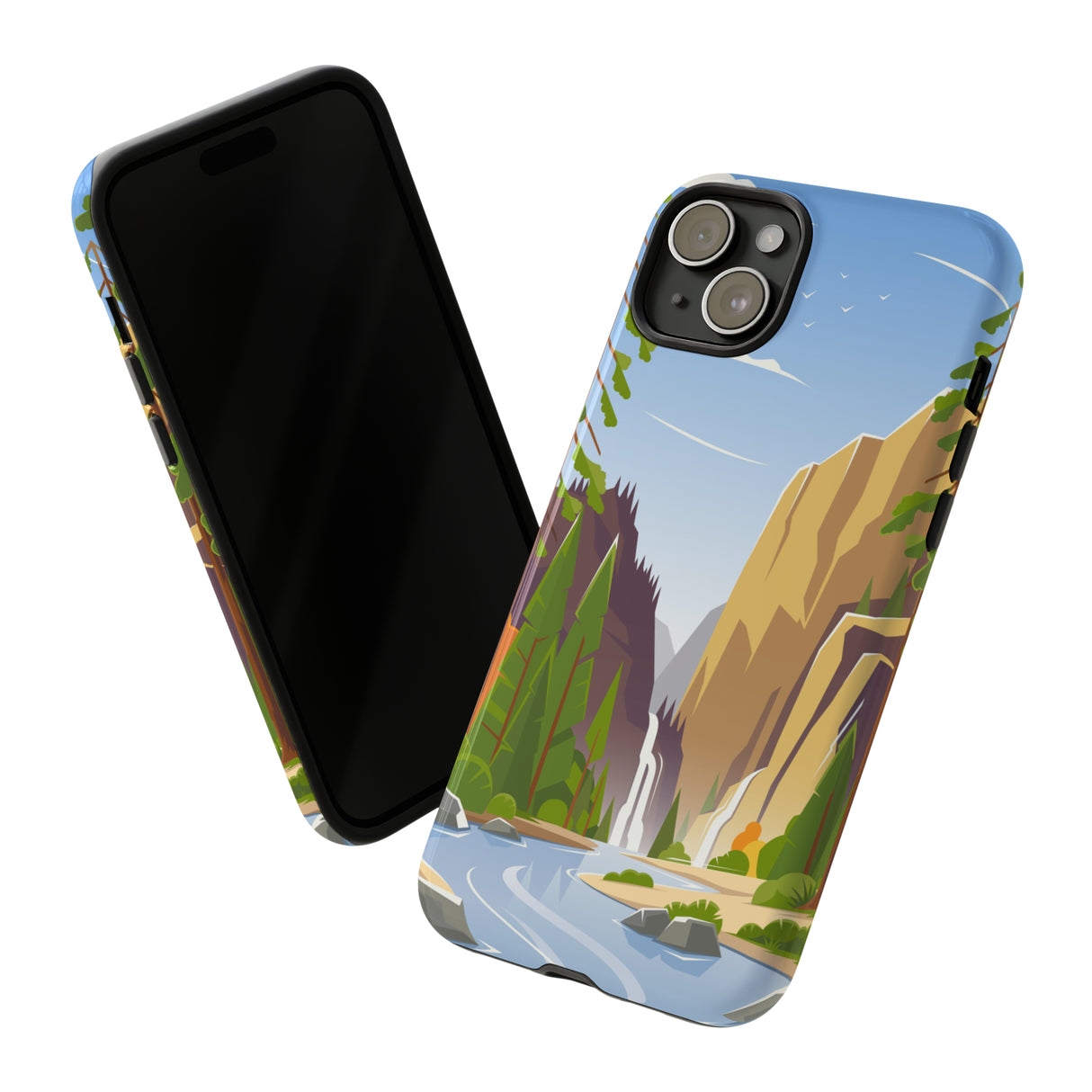 Waterfall at National Park - Protective Phone Case