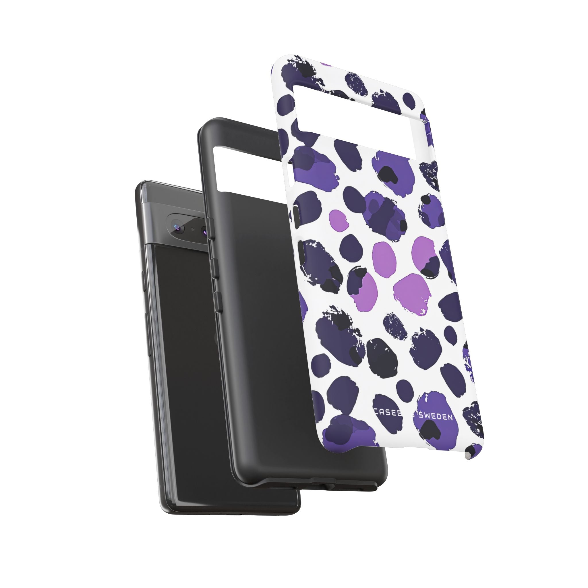 Purple Inkblots Google Pixel 7 - Tough Phone Case