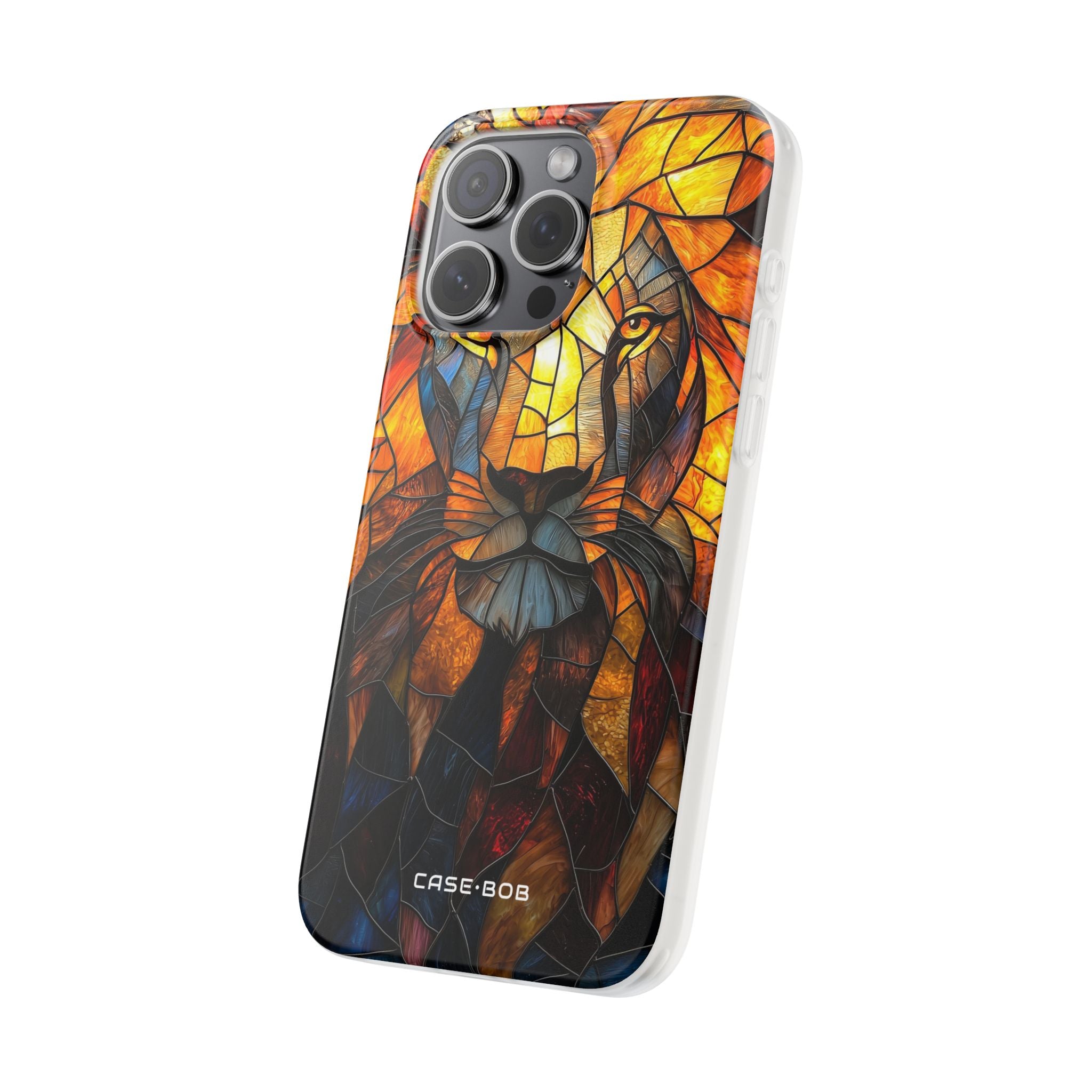 Lion Radiance iPhone 15 Pro Max Case - Soft