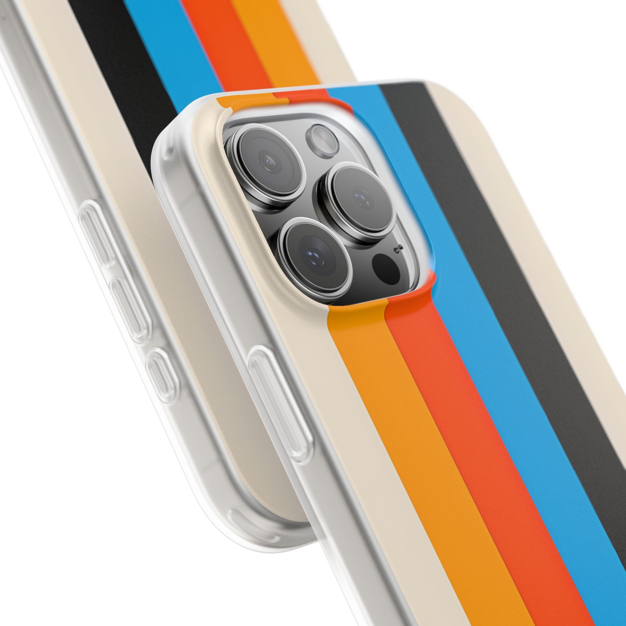 Vivid Stripe Harmony iPhone 16 Pro Max Case - Soft