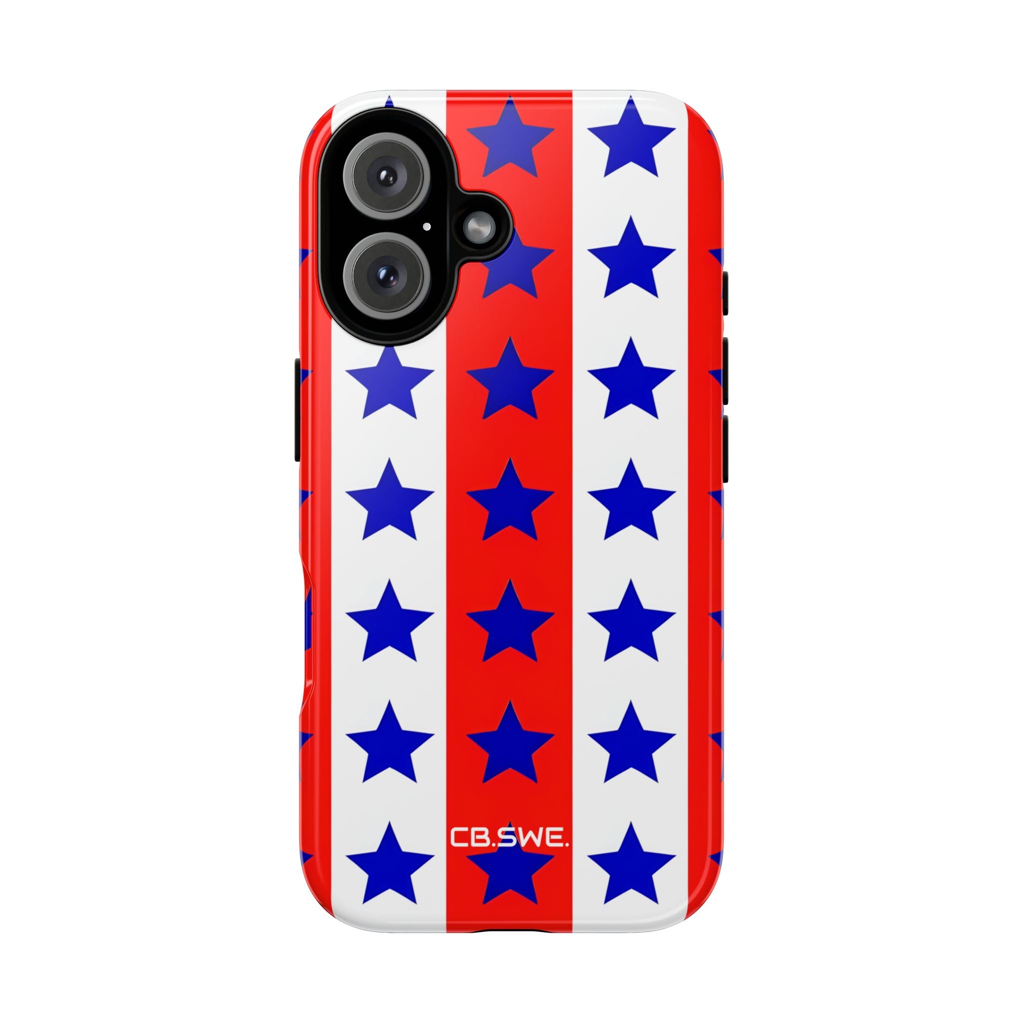 Patriotic American Flag Inspired iPhone 16 - Tough