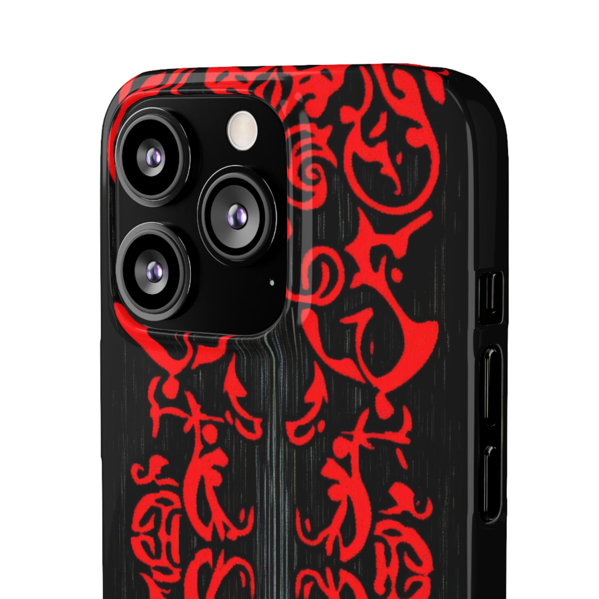 Gothic Crimson Symmetry iPhone 13 - Slim Phone Case