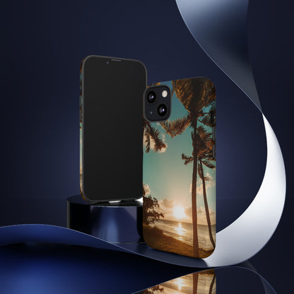 Sundown Palmtrees - Protective Phone Case