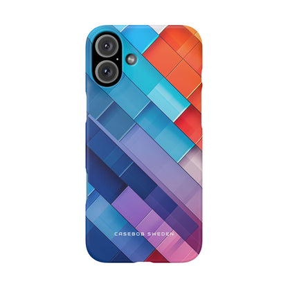 Vibrant GeoFlow iPhone 16 - Slim Phone Case