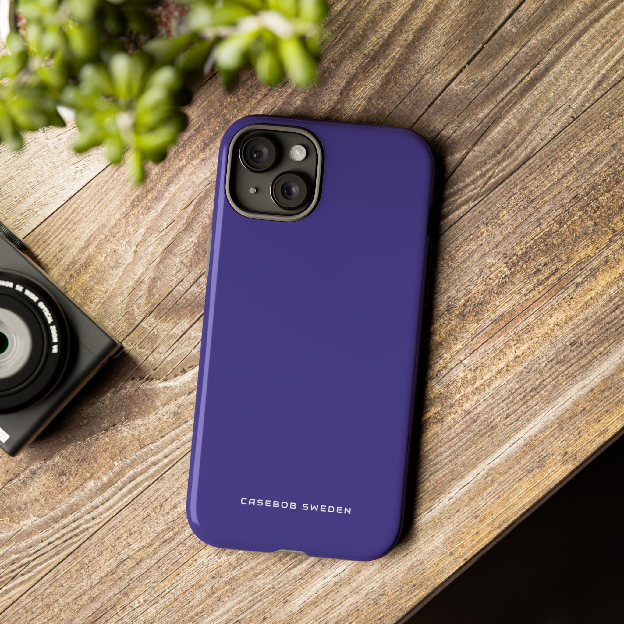 Dark Slate Blue iPhone 15 - Tough Phone Case