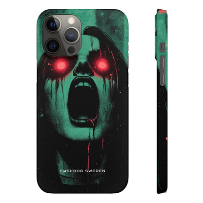 Haunting Glow of Gothic Eyes iPhone 12 - Slim Phone Case