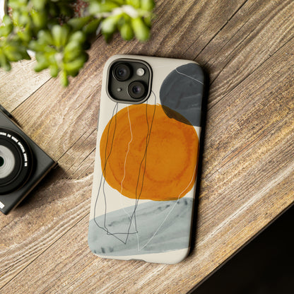 Minimalist line art - Protective Phone Case