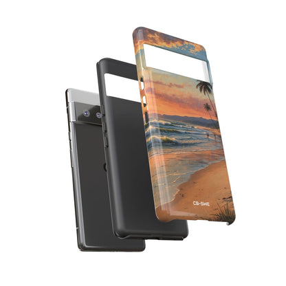 Golden Waves Embrace - Google Pixel Case
