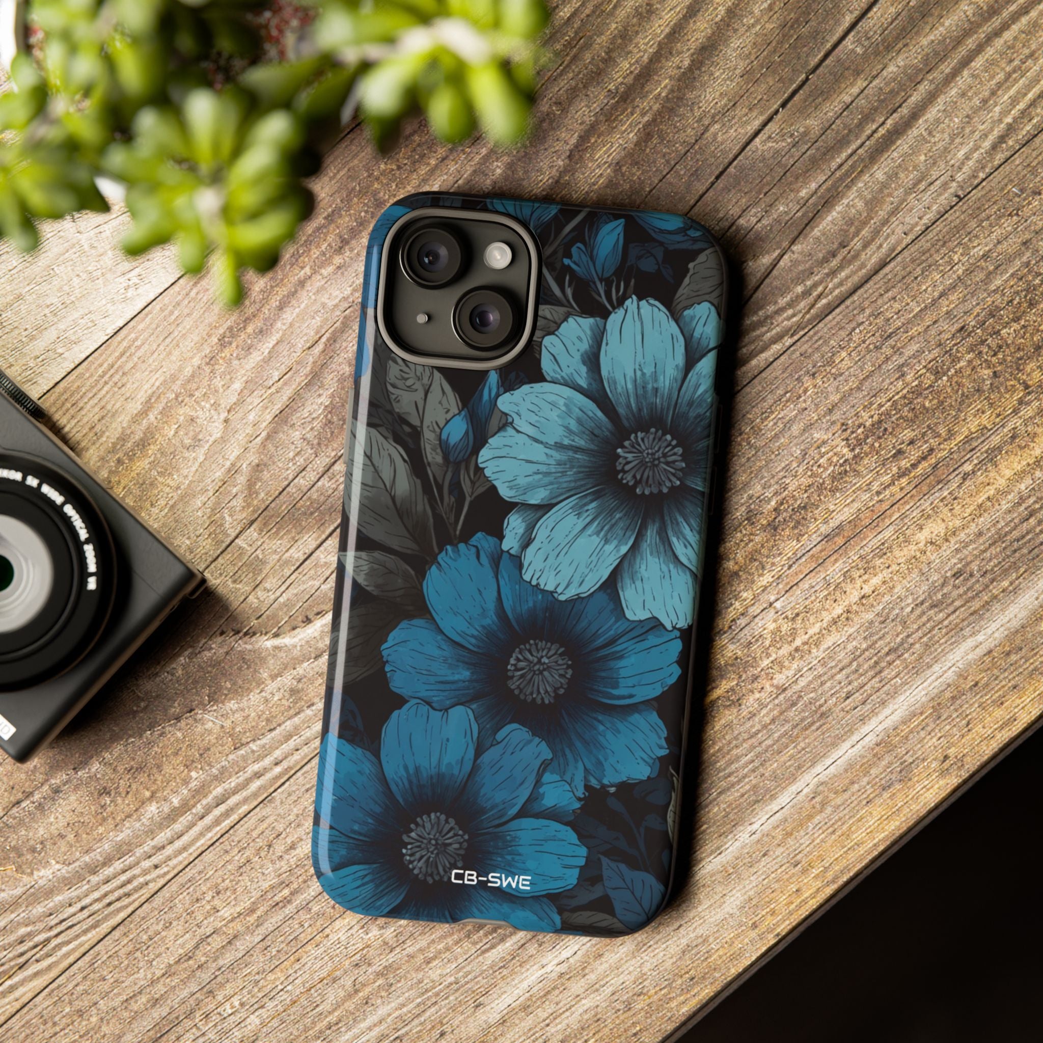 Flower Embrace Depth - iPhone Case