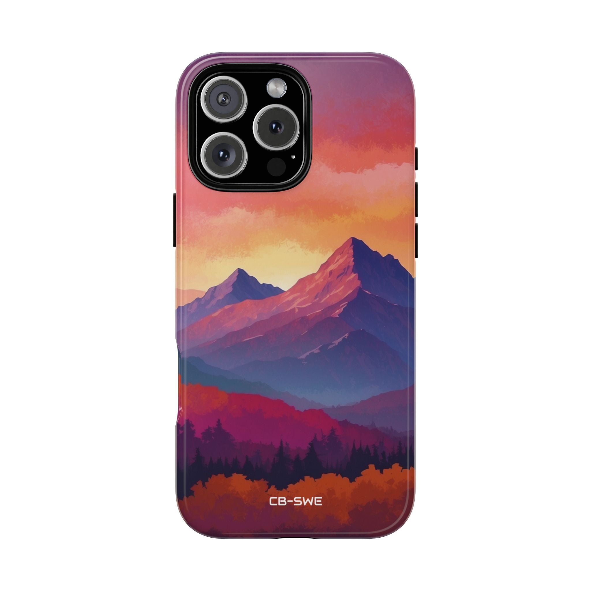 Mountain Peaks Rise - iPhone Case