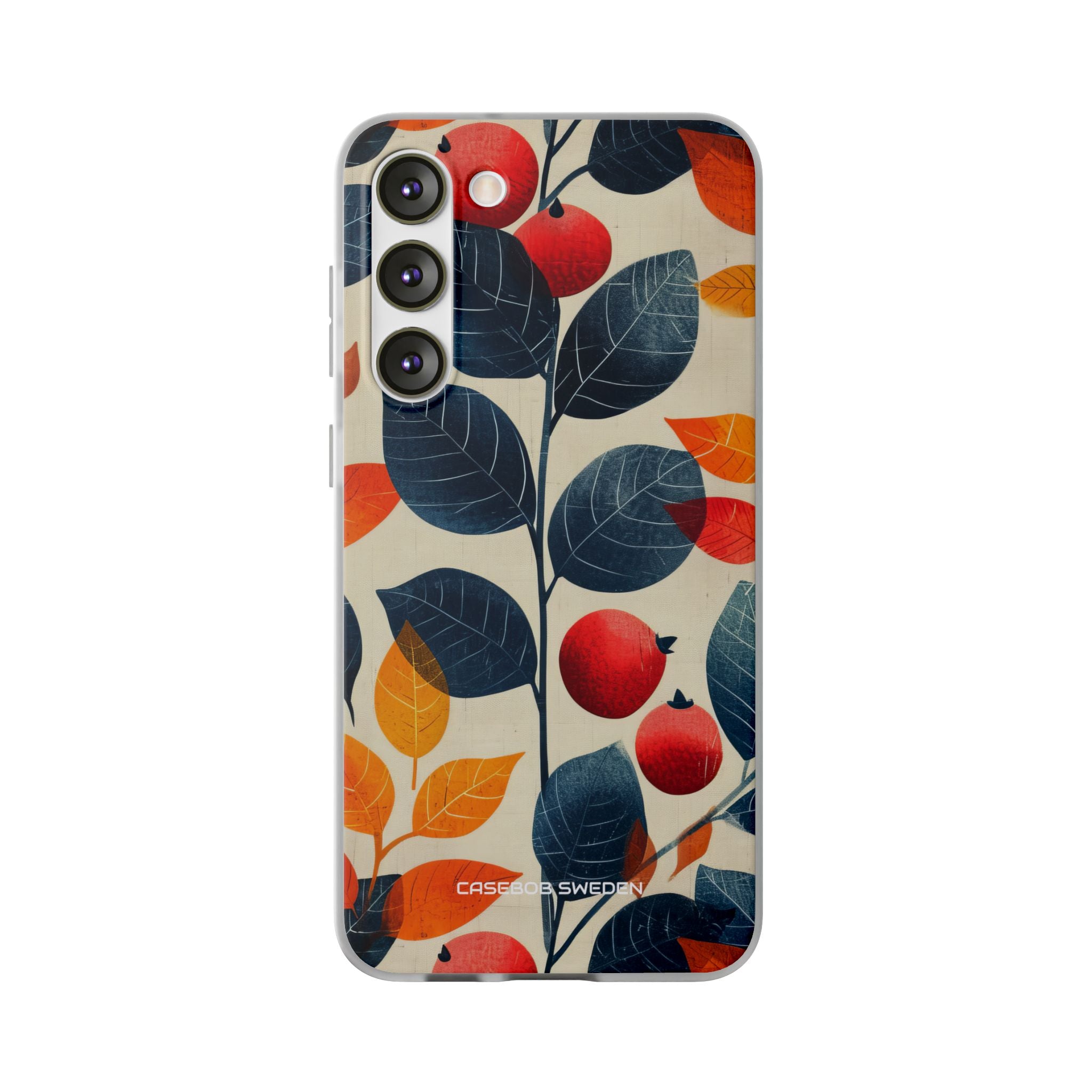 Autumn Nature Pattern - Flexi Samsung S23 Phone Case