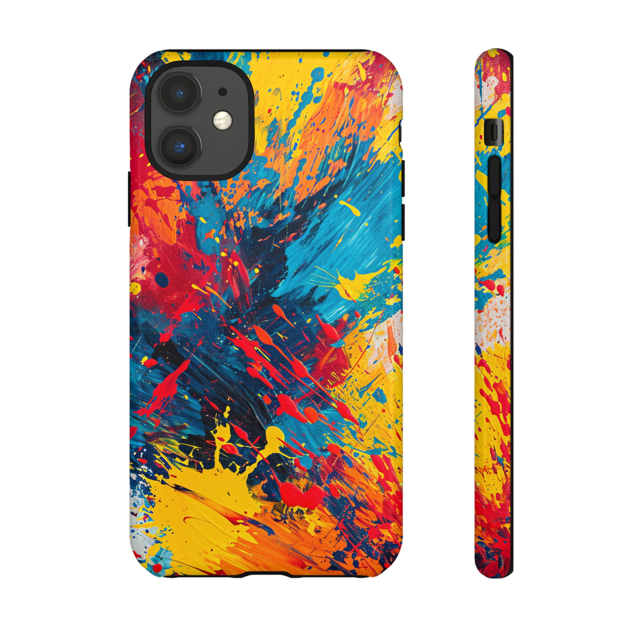 Artistic Brushstroke Bliss - Protective Phone Case