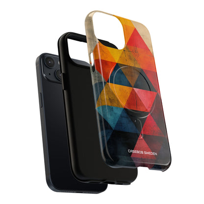 Geometric Energy - Tough + MagSafe® iPhone 14 Phone Case