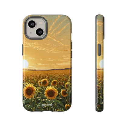 Sunflowers Embrace Light - iPhone Case