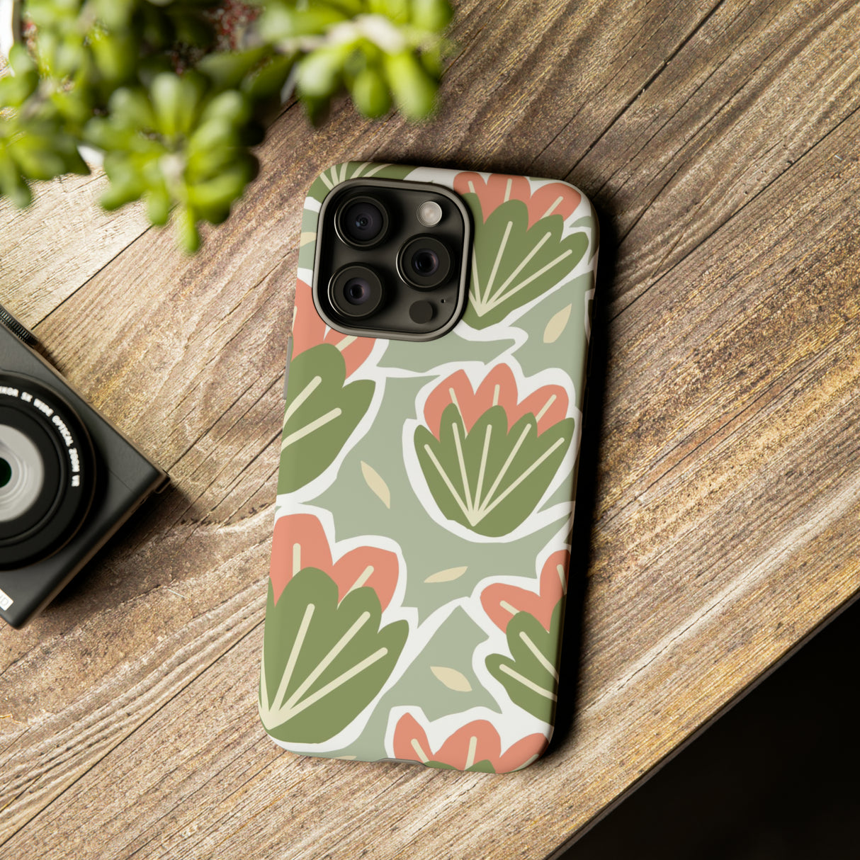 Earth Happy Flower - Protective Phone Case