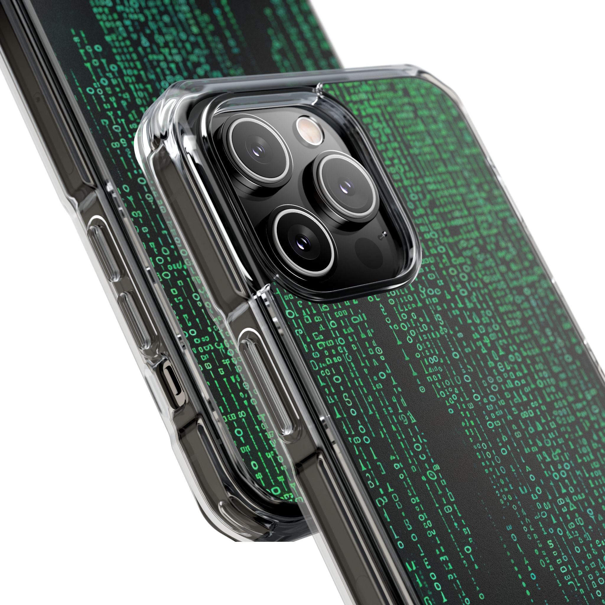 Neon Data Stream iPhone 14 - Impact Clear+