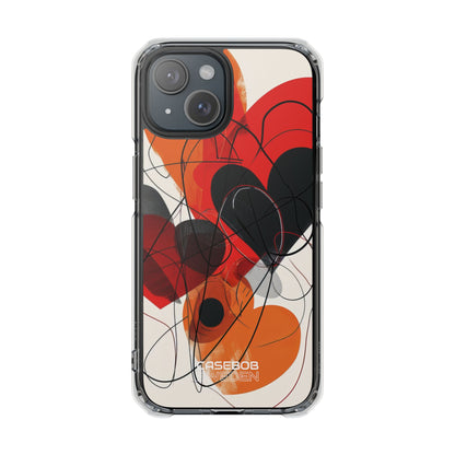 Crimson Motion Flow iPhone 15 - Impact Clear+