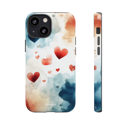 Floating Hearts Dance - iPhone Case