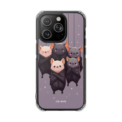 Playful Bats Hang iPhone Case - Impact