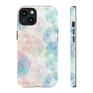 Geometric Intricacy: Pastel Precision - Protective Phone Case