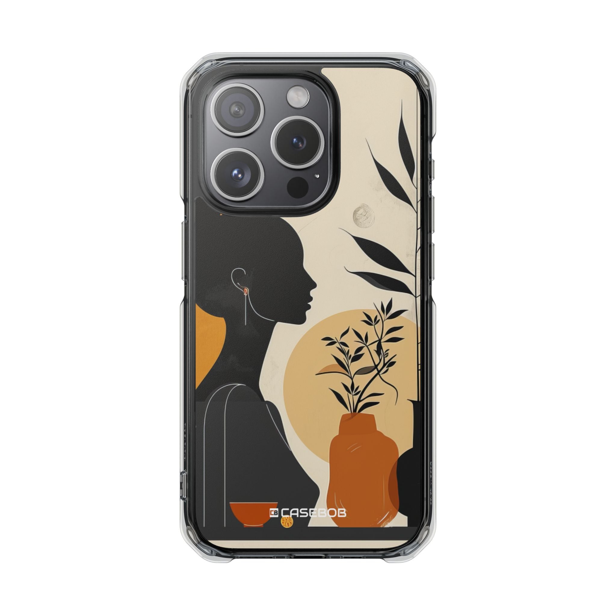 Modern Silhouette Tranquility - Phone Case for iPhone