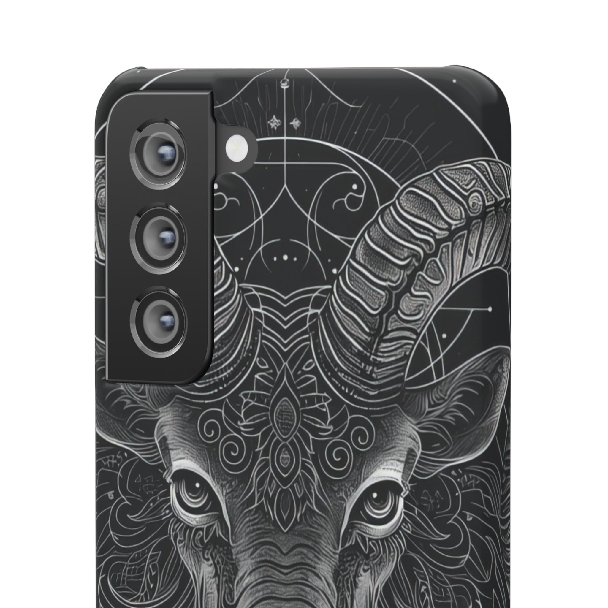 Mystic Ram Mandala | Slim Phone Case for Samsung